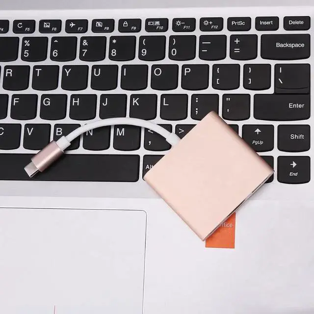 Alt view image 4 of 6 - 3 in 1 Type C To 4K*2K HDMI 1080P USB 3.0 Adapter TV Project Display Compatible For Huawei Matebook Chromebook Pixel