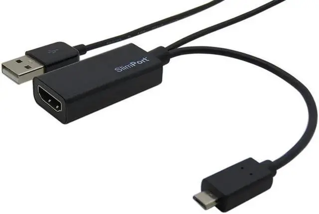 Alt view image 2 of 5 - DP to HDMI HDTV Adapter Cable For LG G2 Optimus Google Nexus 4 E960 with USB Cable