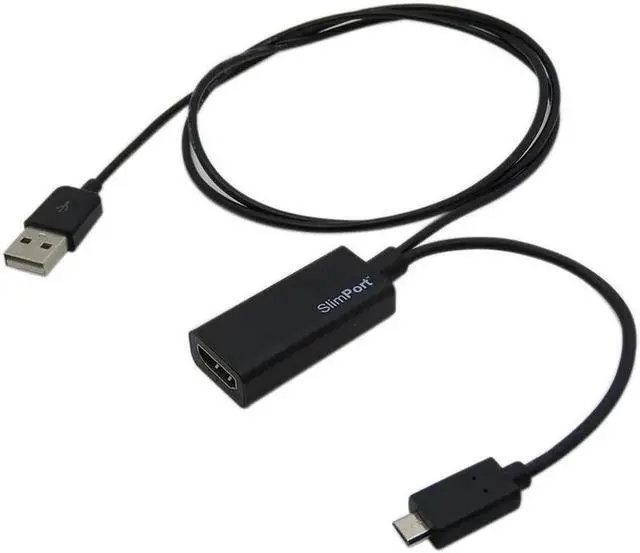 Main image of DP to HDMI HDTV Adapter Cable For LG G2 Optimus Google Nexus 4 E960 with USB Cable