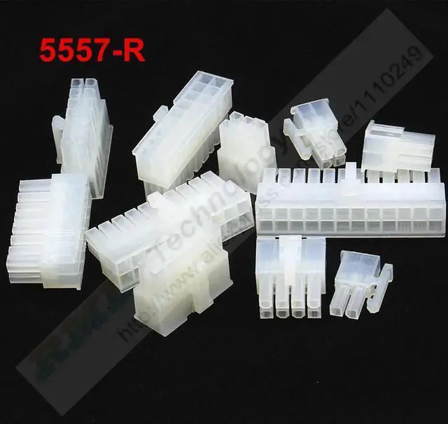 Main image of 10pcs/lot 5557-R 5557 4.2mm Automotive wiring harness connector male 2 - 12 pin for PC/computer graphics card PCI-E ATX Power