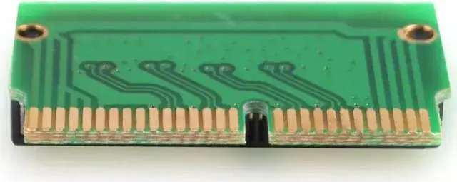 Alt view image 3 of 6 - M key M.2 PCI-e AHCI SSD Adapter Card for 2013 2014 2015 MACBOOK Air D A1466 Pro A1398 A1502 A1419 NGFF to MD711MD712