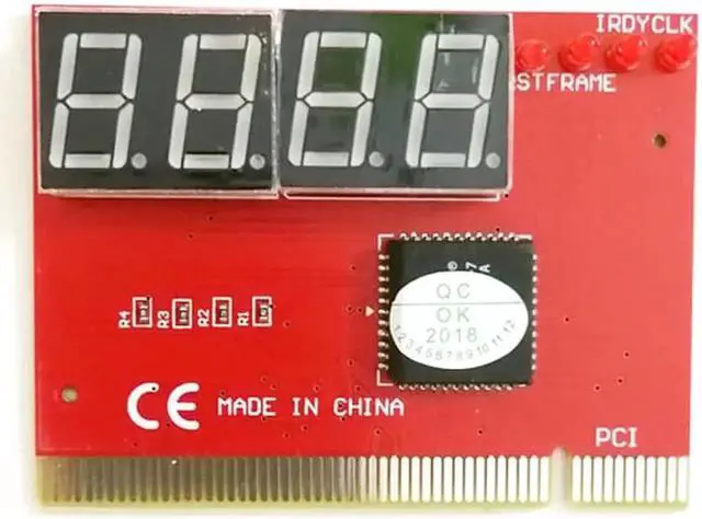 Main image of Computer PCI POST Card Motherboard LED 4 Digit Diagnostic PC Analyzer Test POST Cards Plastic Metal High Stability Express Card