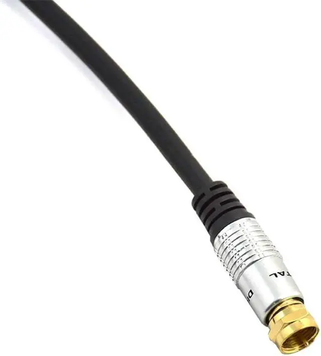 Alt view image 2 of 5 - 0.3m/1.5m/2m/3m/5m 9.5mm TV Satellite Antenna Cable Male to F Type Male Coax Adapter Cable