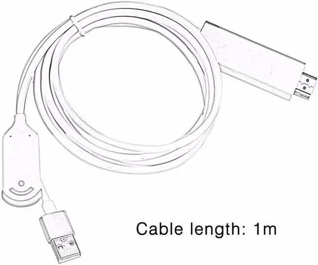 Alt view image 4 of 6 - Wireless Display Cable Adapter WiFi HDMI Dongle Mirascreen HDTV Adapter for iOS Android Smartphones TV HD Video Cable Drop Ship