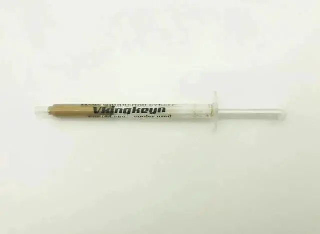 Alt view image 3 of 6 - 1PCS 3g Gold Cooler Thermal Grease Syringe CPU Chip Heatsink Paste Conductive Compound ABS Cooling Radiator Cooler