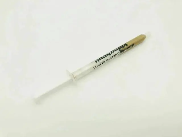 Alt view image 6 of 6 - 1PCS 3g Gold Cooler Thermal Grease Syringe CPU Chip Heatsink Paste Conductive Compound ABS Cooling Radiator Cooler