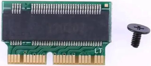 Alt view image 5 of 6 - M2 NVMe PCIe M.2 NVME Key M to SSD Adapter Card For Apple Laptop Macbook Air Pro 2013 2014 2015 A1465 A1466 A1502 A1398