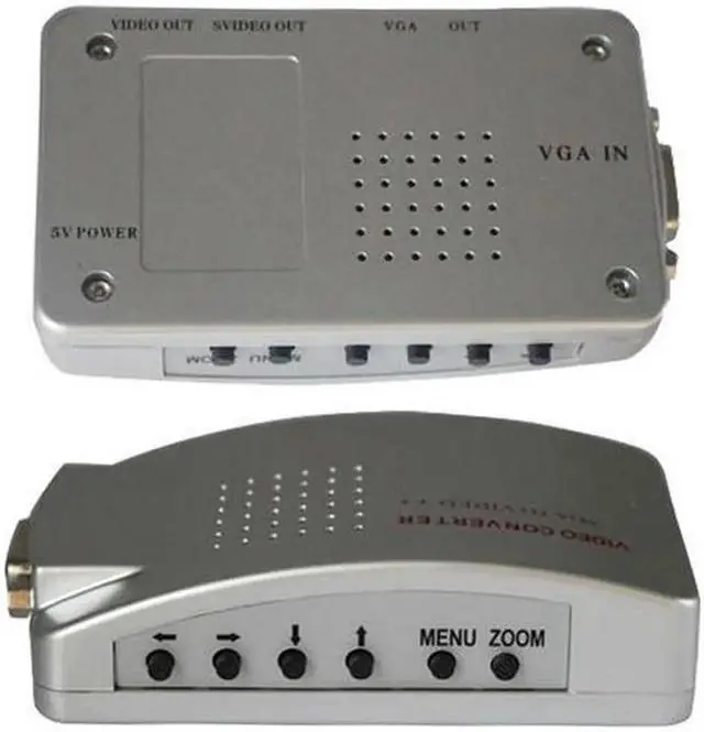 Main image of Universal PC VGA to TV AV RCA Signal Adapter Converter Video Switch Box Supports NTSC PAL for computer peripherals