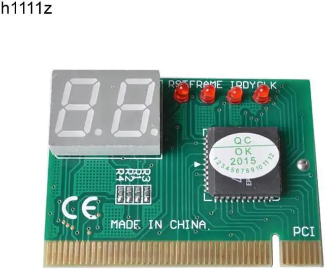 Main image of Post Card PC Diagnostic 2 Digit PCI Post Card Adapter Motherboard Tester Analyzer Plastic Metal High Stability Code for Computer