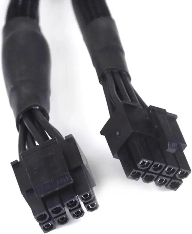 Alt view image 6 of 6 - Aomoproing 1pcs CPU 8Pin to 8(4+4)-Pin Modular Power Supply Cable for  RM550X RM650X RM750X RM850X RM1000X