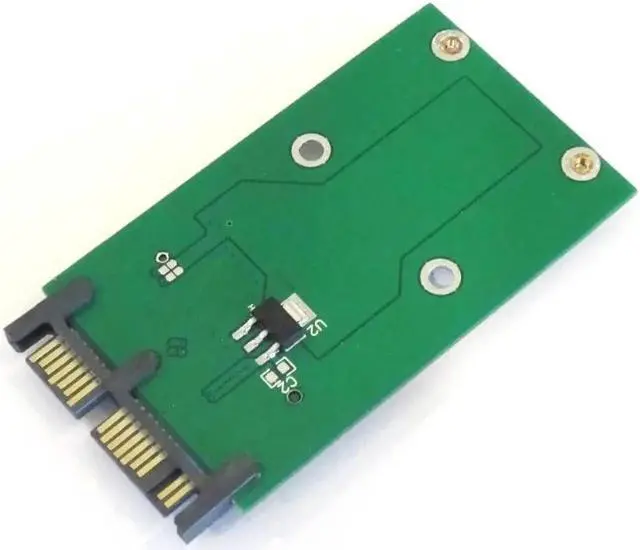 Alt view image 2 of 2 - mSATA SSD to Micro SATA Adapter Mini PCIe PCI-e mSATA 3x5cm SSD To 1.8 Inch Micro SATA Adapter Converter Card