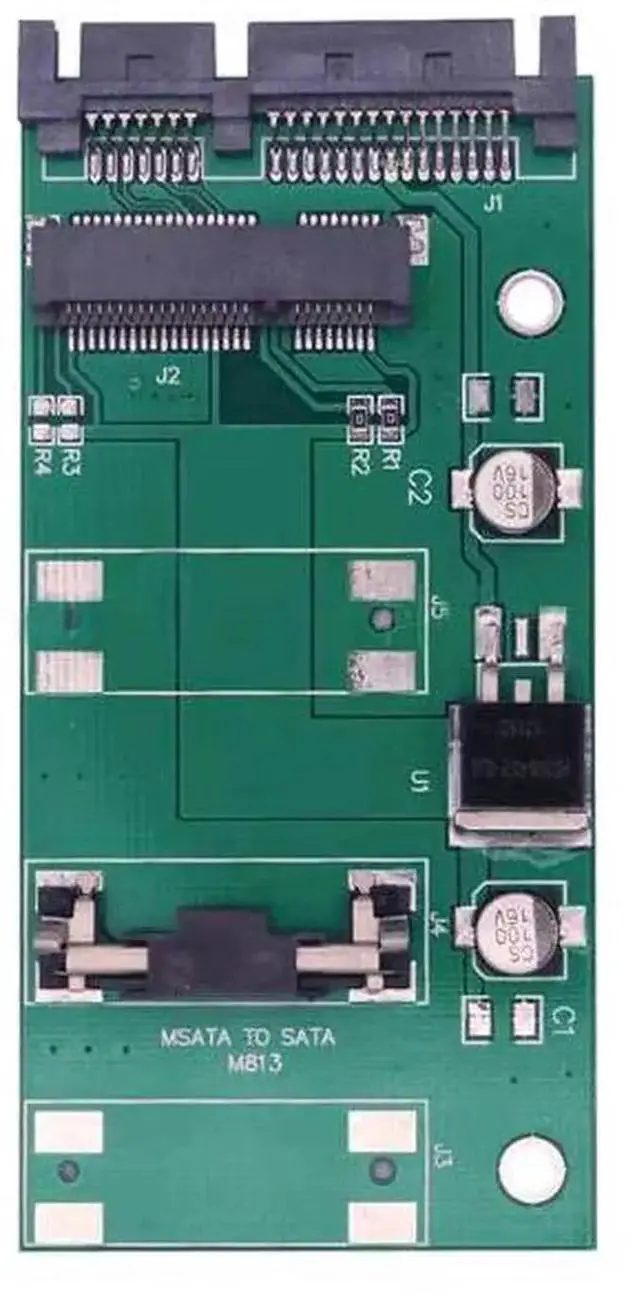 Alt view image 2 of 3 - mSATA to SATA 2.5 Adapter mSATA to SATA SSD Converter Card