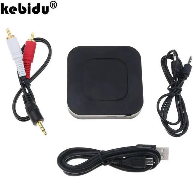 Alt view image 6 of 6 - 3.5mm AUX Audio Wireless Bluetooth 4.2 Transmitter Receiver 2 in 1 Adapter Stereo Audio for TV Car Speaker Music