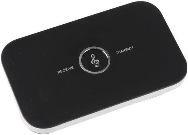 Alt view image 2 of 6 - Universal Bluetooth 3.5mm Stereo Transmitter Receiver Portable 2 in 1 Wireless Audio Adapter Output for Headphones TV Computer