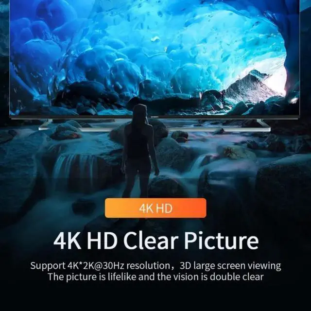 Alt view image 4 of 6 - HDMI Cable Splitter HD1080P 4K Switch KVM Bi-Direction HDMI-compatible Switcher 2 In1 Port HDMI Hub For PS4 DVD HDTV Box PC