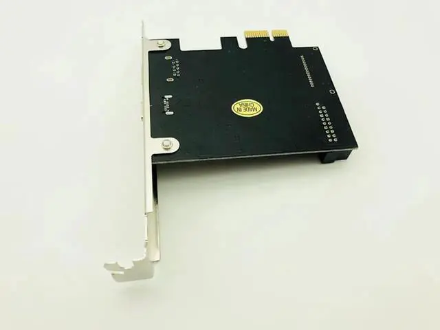 Alt view image 2 of 6 - PCI Express PCI e To USB 3.1 Type C Riser Post Card PCIe to USB C 2.4A Fast Charger+19PIN Front USB Miner Expansion Adapter Card