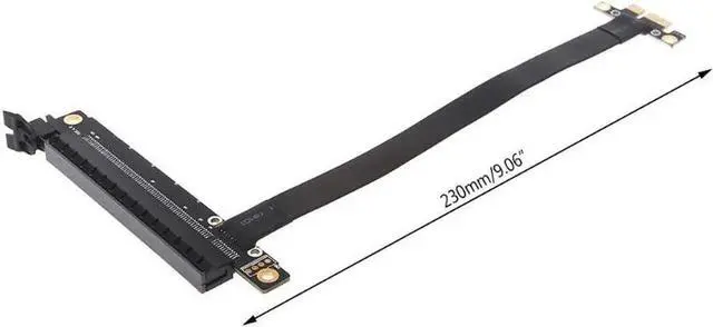 Alt view image 4 of 6 - PCI-e 3.0 1X To 16X PCI Express Extension Cable Motherboard Graphics Card Riser