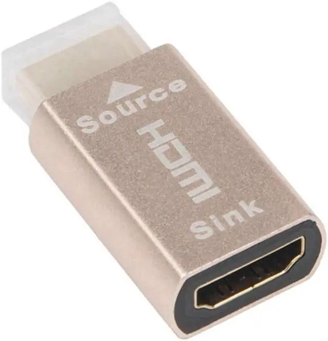 Alt view image 3 of 6 - 3X HDMI Lock Screen Signal Holder KVM HDMI2.0 Virtual Adapter EDID DDC Plug For HDMI Display Emulator Up To 3840X2160