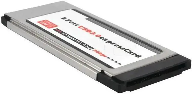 Alt view image 3 of 6 - PCI Express to USB 3.0 Dual 2 Ports PCI-E Card Adapter for NEC Chipset 34 MM Slot ExpressCard Converter 5 Gbps PCMCIA