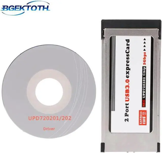 Alt view image 4 of 6 - Notebook 3.0USB Expansion Card NEC PCI-E PCI Express To 2 Port USB 3.0 34 mm Expresscard Card Converter Adapter