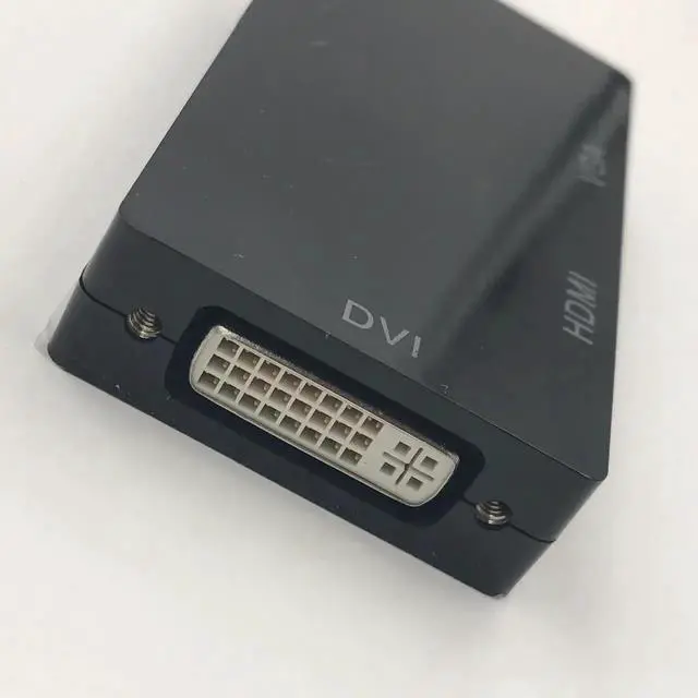 Alt view image 3 of 6 - Mini Display Port to DVI+VGA+HDMI Adapter OBlong Style Mini DP Converter Support 4K 1080P For Monitor Computer TV Amplifier 15cm