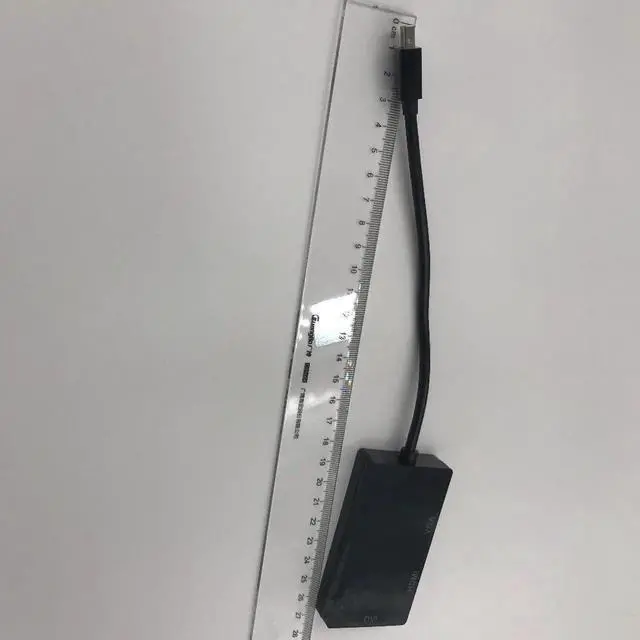 Alt view image 5 of 6 - Mini Display Port to DVI+VGA+HDMI Adapter OBlong Style Mini DP Converter Support 4K 1080P For Monitor Computer TV Amplifier 15cm
