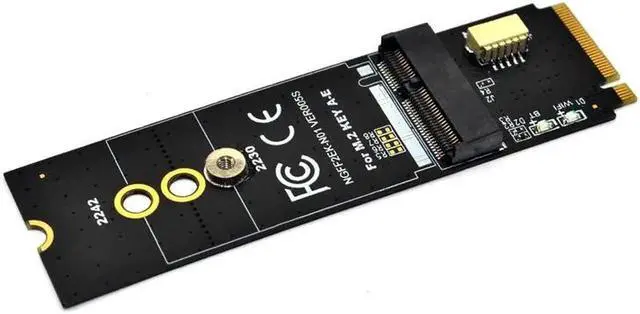 Alt view image 2 of 6 - M.2 KEY M to KEY A E/E Adapter Riser Card for M.2 NGFF PCIE Protocol Wireless Network Card Module Support 2230 2242 size M2 Card