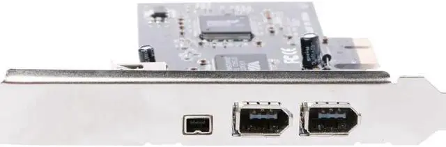 Alt view image 3 of 6 - PCI-e 1X IEEE 1394A 4 Port(3+1) Firewire Card Adapter 6-4 Pin Cable For Desktop PC