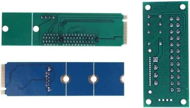 Alt view image 4 of 6 - 3 in 1 NGFF M.2 to USB 3.0 Card+NGFF to PCI-e 4X Card+ATX 24Pin to for Molex 4Pin Dual PSU Power Supply Sync Starter Extender