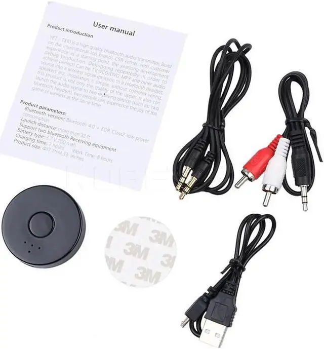 Alt view image 3 of 5 - kebidumei Bluetooth Transmitter Transmite Mini Bluetooth Audio Transmitter 3.5mm A2DP Stereo Dongle Adapter for iPod TV Mp3 Mp4