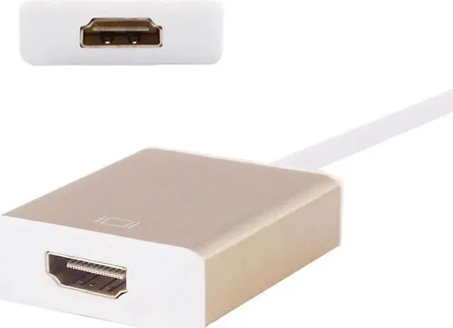 Alt view image 4 of 6 - Type C( Thunderbolt3 Compatible) to HDMI Adapter USB 3.1 Aluminum Type-C for MacBook Chromebook Pixel Yoga 900 Lumia 950 950XL