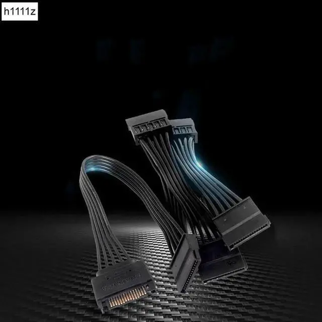 Main image of SATA Power Cable for HDD 15Pin SATA male to 5 ports SATA female SATA Computer Hard Drive Cable HDD Cage Caddy Power Female Cable
