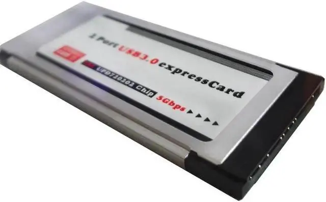 Alt view image 2 of 6 - PCI Express to USB 3.0 Dual 2 Ports PCI E Card Adapter for NEC Chipset 34MM Slot ExpressCard Converter 5 Gbps PCMCIA ExpressCard