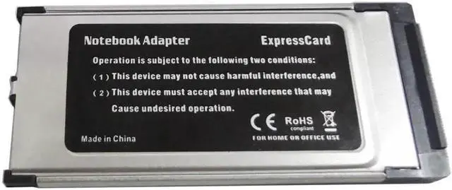 Alt view image 3 of 6 - PCI Express to USB 3.0 Dual 2 Ports PCI E Card Adapter for NEC Chipset 34MM Slot ExpressCard Converter 5 Gbps PCMCIA ExpressCard