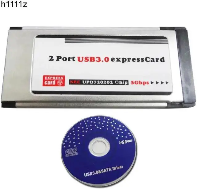 Main image of PCI Express to USB 3.0 Dual 2 Ports PCI E Card Adapter for NEC Chipset 34MM Slot ExpressCard Converter 5 Gbps PCMCIA ExpressCard