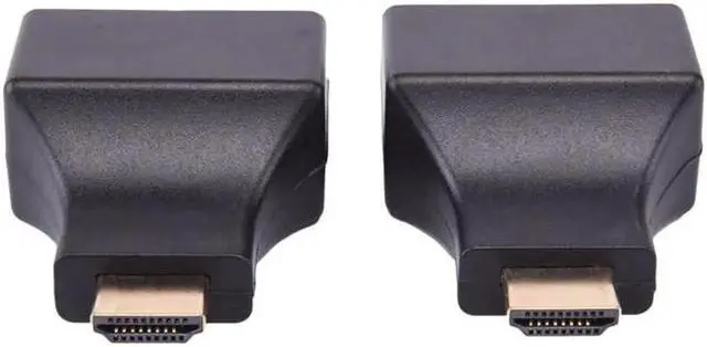 Alt view image 3 of 5 - HW-YS30 HDMI double network cable 30m network extender 1080p HDMI to RJ45 network extension amplifier