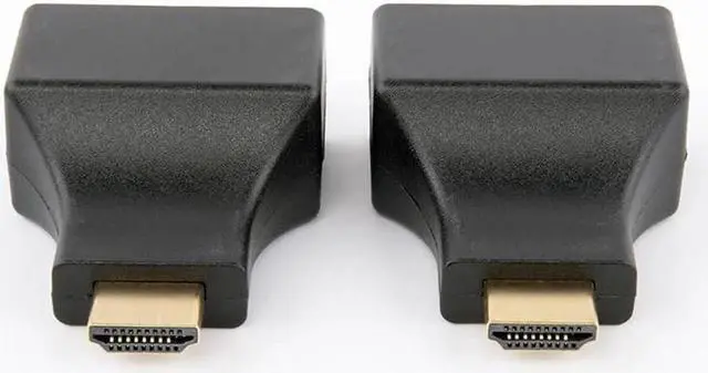 Alt view image 4 of 5 - HW-YS30 HDMI double network cable 30m network extender 1080p HDMI to RJ45 network extension amplifier