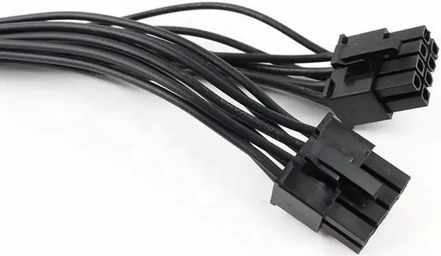 Alt view image 3 of 6 - Aomoproing PCI express 8pin to Dual 6+2Pin Power supply Cable PCIe 8 Pin 1 to 2 Spliter For C*orsair CX850M CX750M CX600M CX500M CX430M PSU