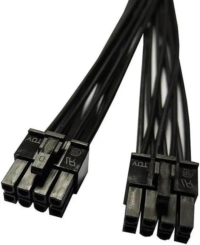 Alt view image 2 of 6 - Aomoproing PCI express 8pin to Dual 6+2Pin Power supply Cable PCIe 8 Pin 1 to 2 Spliter For C*orsair CX850M CX750M CX600M CX500M CX430M PSU