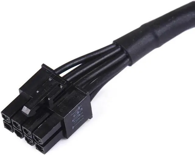 Alt view image 6 of 6 - Aomoproing High quality Black CPU 8Pin to 8(4+4)-Pin Modular Power Supply Cable for C*orsair RM550X RM650X RM750X RM850X RM1000X