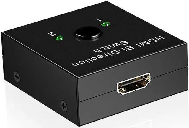 Alt view image 4 of 5 - Switch KVM HDMI-Compatible Splitter 4K Bi-Direction 1x2/2x1 Adapter For HDMI Switcher 2in1 Out For PS5/4 XBox TV Computer