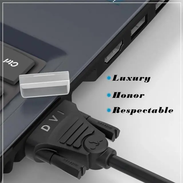 Alt view image 4 of 4 - 1080P DVI Cable 24+1 Model 18 Pin Single Dual 1m/1.5m/2m/3m/5m/8m/10m DVI to DVI Cable Adapter for Projector Laptop TV