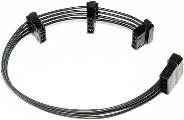 Main image of Computer Cables 4Pin Power Supply Cable Extension Cable D Port Fan Cable 1to3 1to4 1to5 30cm 40cm 70cm Power Supply Cable