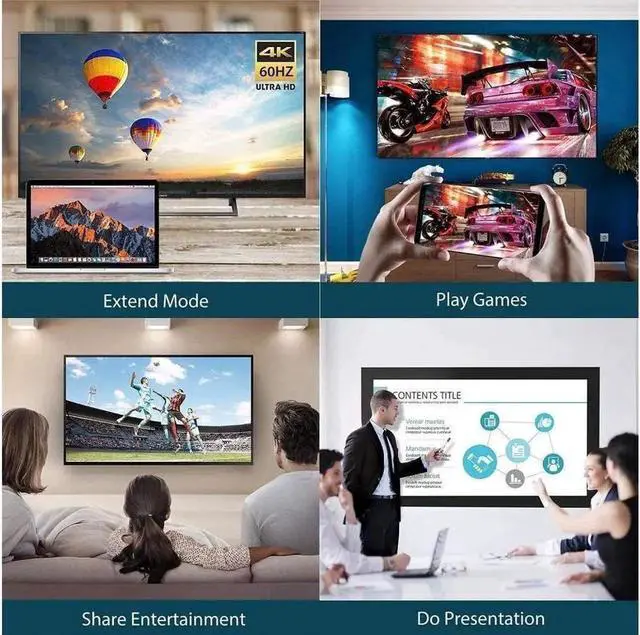 Alt view image 5 of 7 - USB 3.0 to VGA Adapter, 1080P Multi-Display Video Adapter Converter External Video Graphics Card Multi Monitor Display, Compatible with Windows 10/8.1/8/7/XP for PC Laptop Desktop Projector