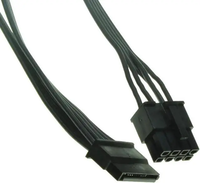Alt view image 3 of 4 - PCI-e 8Pin to 3 SATA Power Supply Cable Port Multiplier For High Winding Module 15Pin SATA Power Port to PCIe 8Pin cable