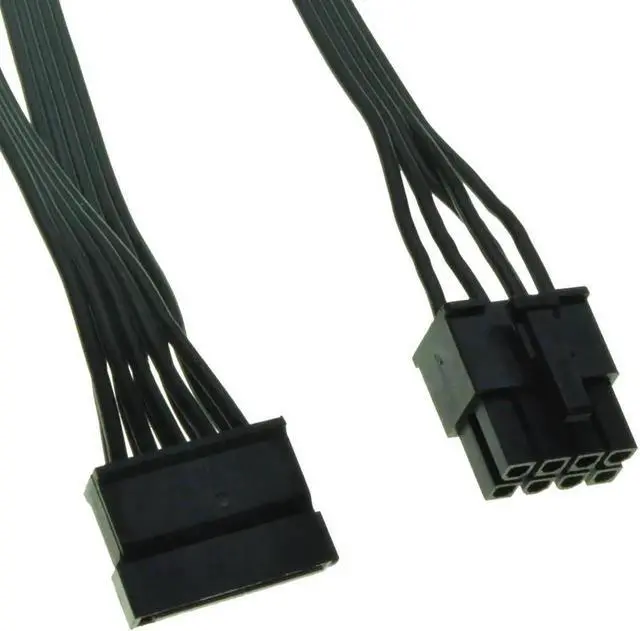 Alt view image 4 of 4 - PCI-e 8Pin to 3 SATA Power Supply Cable Port Multiplier For High Winding Module 15Pin SATA Power Port to PCIe 8Pin cable