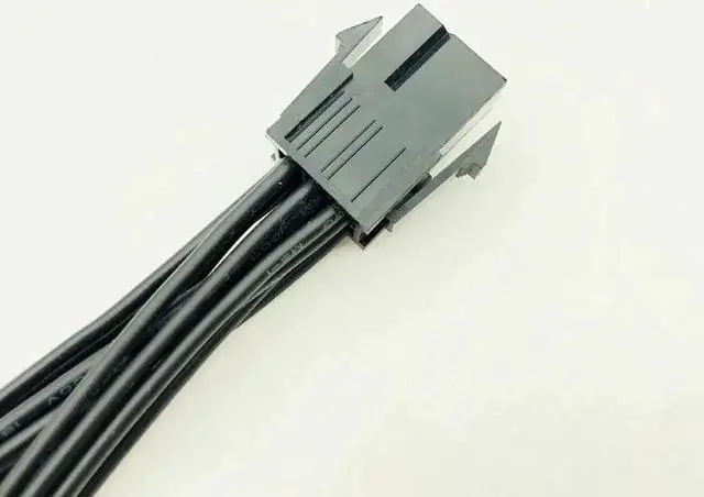 Alt view image 4 of 6 - PCIE 6pin to Dual 6pin Power Cable Sleeved Cable PC PCI Express Video Card Graphics Card Power Supply Cable 18AWG 20CM Black