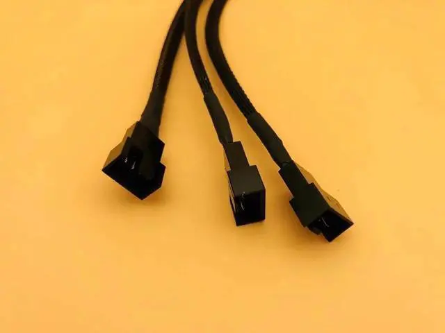 Alt view image 3 of 6 - 5PCS 4Pin Splitter Cable 1 to 3 PWM 4P Female to 3/4 Pin PWM Fan Adapter for Computer Case CPU Fan Mining Cooling Fans Hub Cable