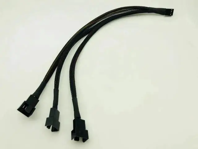 Alt view image 3 of 6 - 5PCS 1 to 3 PWM 4Pin Splitter Cable 4P Female to 3/4 Pin PWM Fan Adapter for Computer Case CPU Fan Mining Cooling Fans Hub Cable
