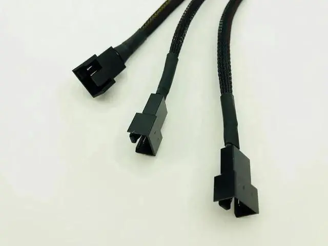 Alt view image 6 of 6 - 5PCS 1 to 3 PWM 4Pin Splitter Cable 4P Female to 3/4 Pin PWM Fan Adapter for Computer Case CPU Fan Mining Cooling Fans Hub Cable